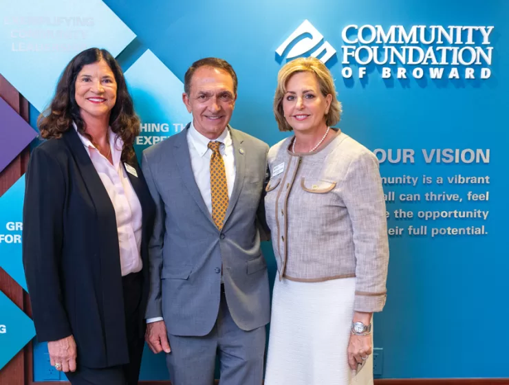 Mona Pittenger, Mayor Dean Trantalis & Jennifer O' Flannery Anderson