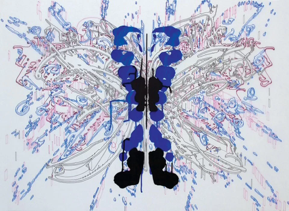 Felice Grodin, Toroidal Universe, 2025, Freehand Ink On Mylar Felice Grodin, Toroidal Universe, 2025, Freehand Ink On Mylar