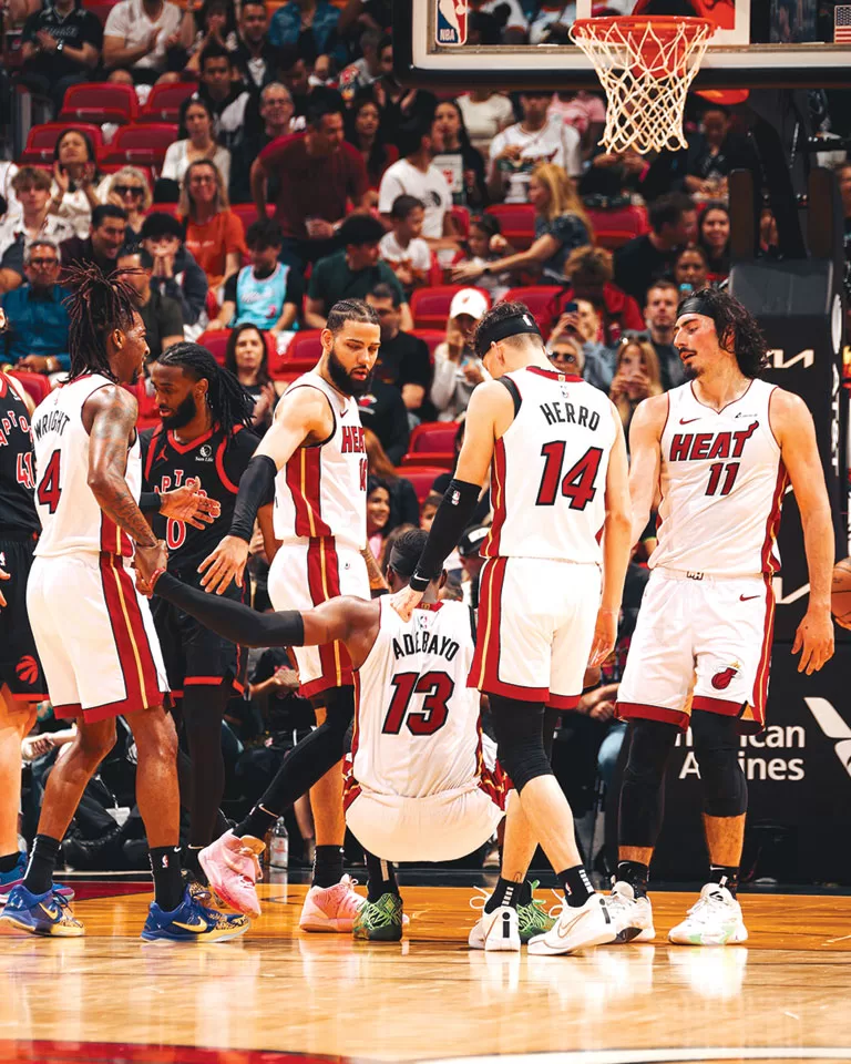 And The Heat Team Comes Stumbling Out Of The Gate And The Heat Team Comes Stumbling Out Of The Gate