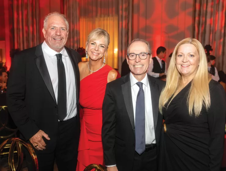 Rob Kornahrens, Maureen Spieker Canada, Shane Strum, president & CEO of Broward Health & Alexis Yarbrough