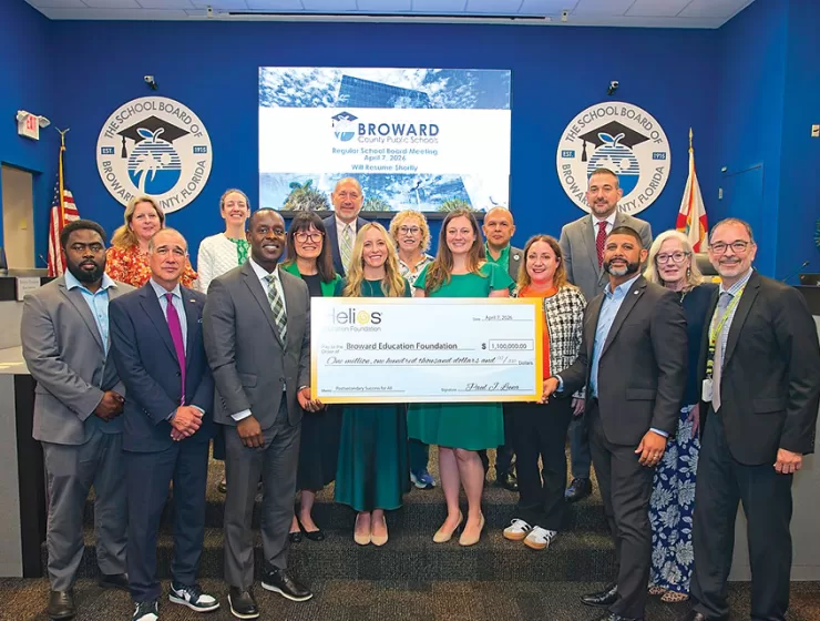 Helios Education Foundation Awards Broward Education Foundation $1.1 Million To Launch “Postsecondary Success For All” In Partnership With Broward County Public Schools And Bridge2Life