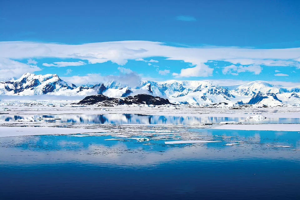 Beautiful Landscape Of Antarctica